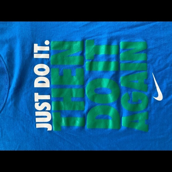 Nike tee shirt size XL boys blue green - Picture 2 of 5